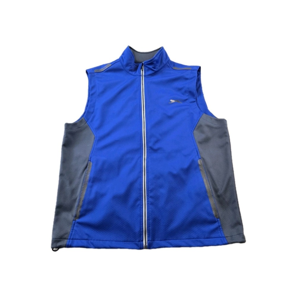 Slazenger Men's Golf Softshell Full Zip Vest Jacket Zip Pockets Medium PLS READ
